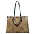 Borsa Tote Louis Vuitton OnTheGo MM Monogram Giant Marrone - vista 3