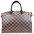Borsa a Spalla Louis Vuitton Odeon Tote MM Damier Marrone - vista 3