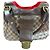 Borsa a tracolla Louis Vuitton Sistina GM Damier Marrone - vista 12