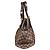 Borsa a tracolla Louis Vuitton Sistina GM Damier Marrone - vista 4