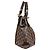 Borsa a tracolla Louis Vuitton Sistina GM Damier Marrone - vista 5