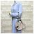 Borsa a Spalla Louis Vuitton Bella Monogram Mahina Beige - vista 2