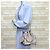 Borsa a Spalla Louis Vuitton Bella Monogram Mahina Beige - vista 3