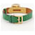 Hermès Kelly Uhr Vergoldet Lederarmband  - Ansicht 4