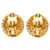 Orecchini a clip Chanel Coco Mark placcati oro D'oro - vista 3