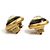 Orecchini a clip in metallo e strass Chanel Nero D'oro - vista 6