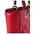 Chanel Red Grained Calfskin Handbag - view 6