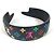 Cerchietto Louis Vuitton Monogram Multicolor Nero