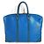 Borsa Louis Vuitton Epi Porte Documents Voyage Blu
