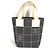 Borsa Chanel Chocolate Bar CC Nero Bianco - vista 2
