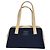 Bolso deportivo Chanel en lona azul marino Blanco