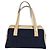Bolso deportivo Chanel en lona azul marino Blanco - vista 3