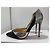 Christian Louboutin Tac Clac 100 Glitter Black Silber Patent 37 - Ansicht 3