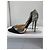 Christian Louboutin Tac Clac 100 Glitter Black Silber Patent 37 - Ansicht 4