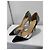 Christian Louboutin Tac Clac 100 Glitter Black Silber Patent 37 - Ansicht 5