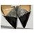 Christian Louboutin Tac Clac 100 Glitter Black Silber Patent 37 - Ansicht 8