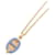 Hermès Hermes Mini Maillon PM 100053FO Halskette Blau Golden  - Ansicht 1