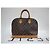 Borsa Louis Vuitton Alma Monogram Canvas PM Marrone - vista 2