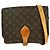 Borsa Louis Vuitton Cartouchiere Monogram Canvas GM Marrone