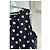 Munthe Plus Simonsen PLU Top sem mangas de bolinhas preto e branco PLÜ - vista 5