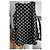 Munthe Plus Simonsen PLU Top sem mangas de bolinhas preto e branco PLÜ - vista 6