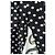 Autre Marque Pantaloni PLU a pois bianco e nero - vista 3