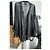 Autre Marque Blusa PLU de malla negra de algodón asimétrica Negro - vista 10