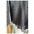 Autre Marque Blusa PLU de malla negra de algodón asimétrica Negro - vista 3