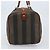 Fendi Vintage Pequin Boston Coated Canvas Large Marrone - vista 4