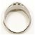 Autre Marque 18K Weißgold- und Gelbdiamant-Ring Golden - Ansicht 3