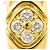 Autre Marque Orecchini a clip in oro 18K con diamanti D'oro - vista 2