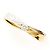 Autre Marque Platin- und Gelbgold-Ring mit Diamant Golden