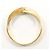 Autre Marque Platin- und Gelbgold-Ring mit Diamant Golden - Ansicht 2