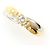 Autre Marque 18K Gelbgold- und Platin-Ring mit Diamant Golden