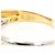 Autre Marque 18K Gelbgold- und Platin-Ring mit Diamant Golden - Ansicht 5