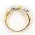 Autre Marque Diamantring aus PT900-Platin und 18K Gelbgold Golden - Ansicht 2
