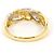 Autre Marque Diamantring aus PT900-Platin und 18K Gelbgold Golden - Ansicht 3