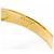 Autre Marque Anello a fascia in oro giallo 18K e platino con diamante verde D'oro - vista 4