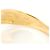 Autre Marque 18K Gelbgold- und Platinring mit grünem Diamanten Golden - Ansicht 4