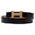 Hermès Hermes Mini Constance H-Buckle Gürtel Braun Schwarz
