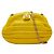 Borsa a tracolla Chanel Coco Mark in pelle gialla Giallo
