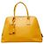 Borsa Boston in pelle gialla Prada Giallo