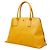 Borsa Boston in pelle gialla Prada Giallo - vista 2