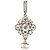 Timeless Collana con pendente a catena con il logo Coco di Chanel Argento
