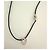 Autre Marque MINAS Darling Heart Collana in Argento 925 e Cordino Nero Multicolore - vista 12