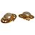 CHANEL 25 Coco Mark Metal Faux Pearl Clip Earrings Golden - view 3