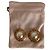 CHANEL 25 Coco Mark Metal Faux Pearl Clip Earrings Golden - view 6