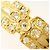 Autre Marque 18K Gelbgold-Ring mit Diamant Golden - Ansicht 2