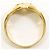 Autre Marque 18K Gelbgold-Ring mit Diamant Golden - Ansicht 3