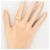 Autre Marque 18K Gelbgold-Ring mit Diamant Golden - Ansicht 6